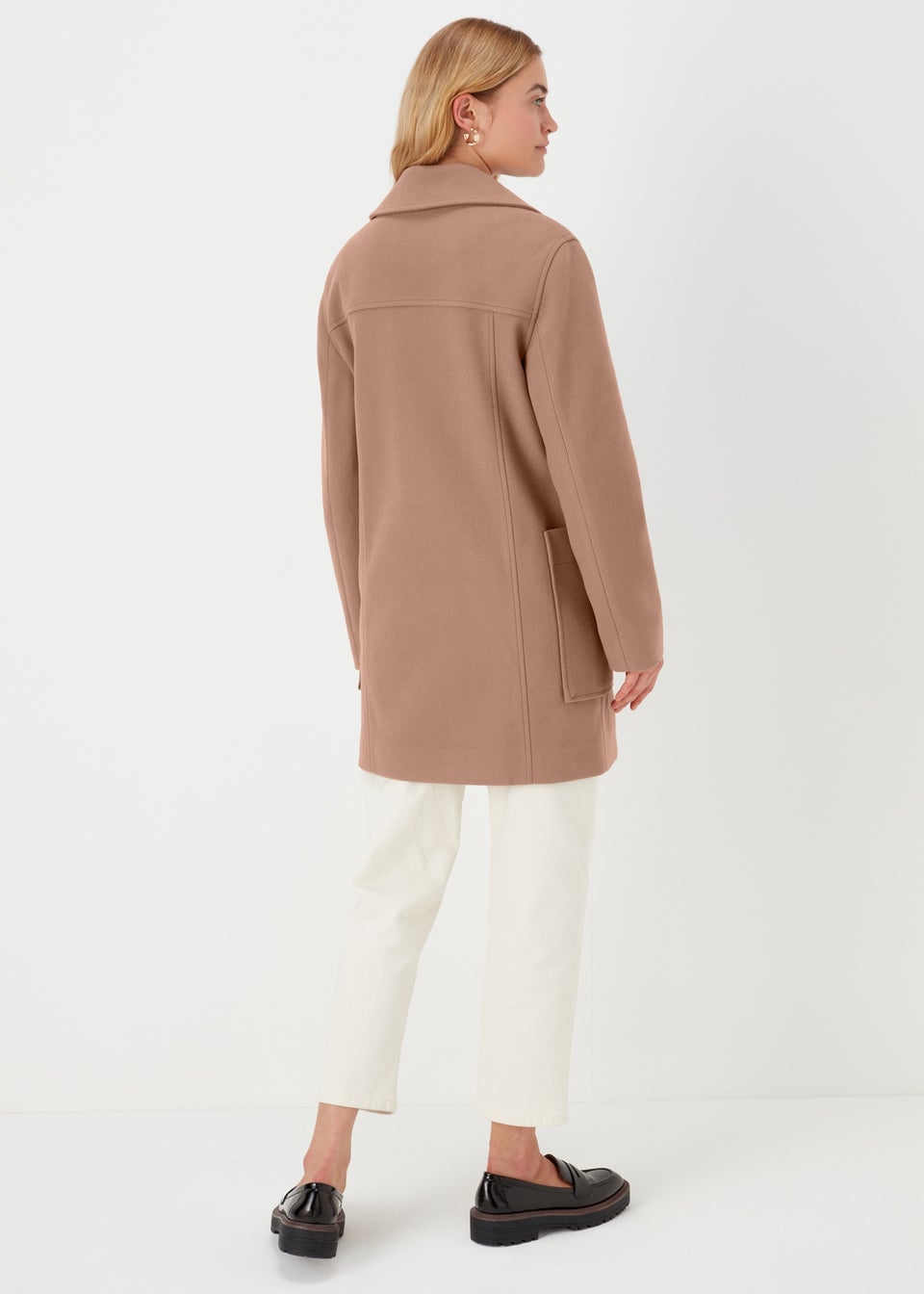 Mocha Pea Coat Matalan