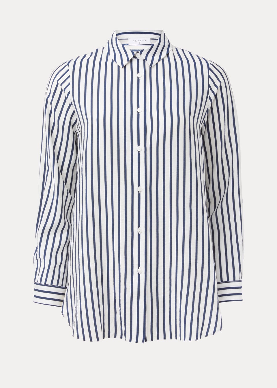Navy Stripe Long Sleeve Shirt - Matalan