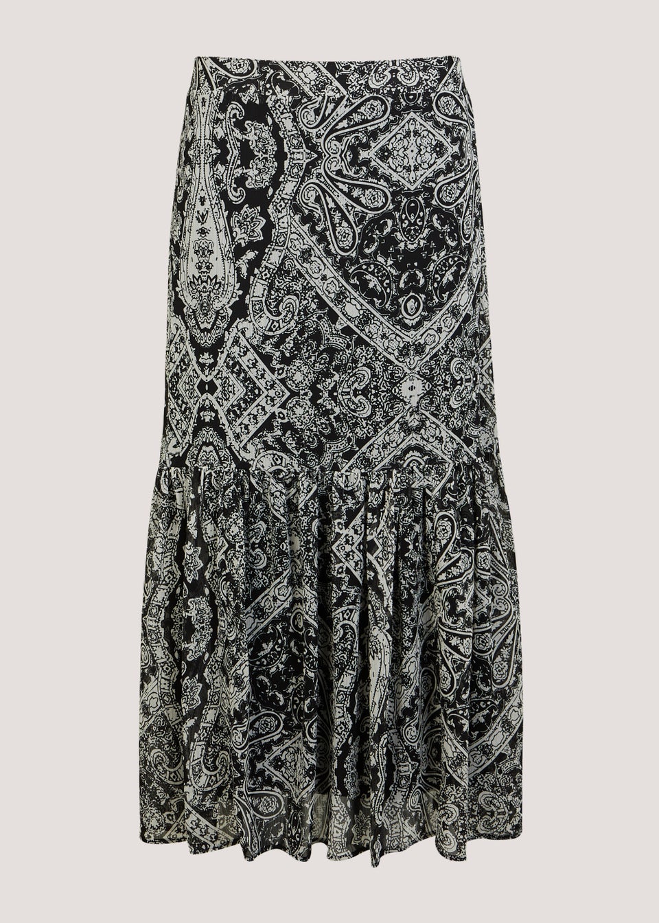 Leopard print midi skirt matalan sale