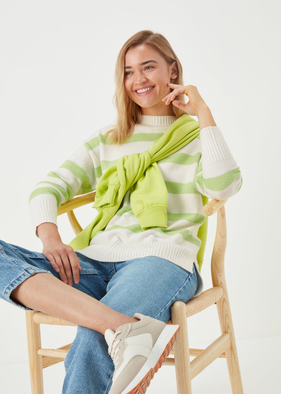 Lime Stripe Jumper