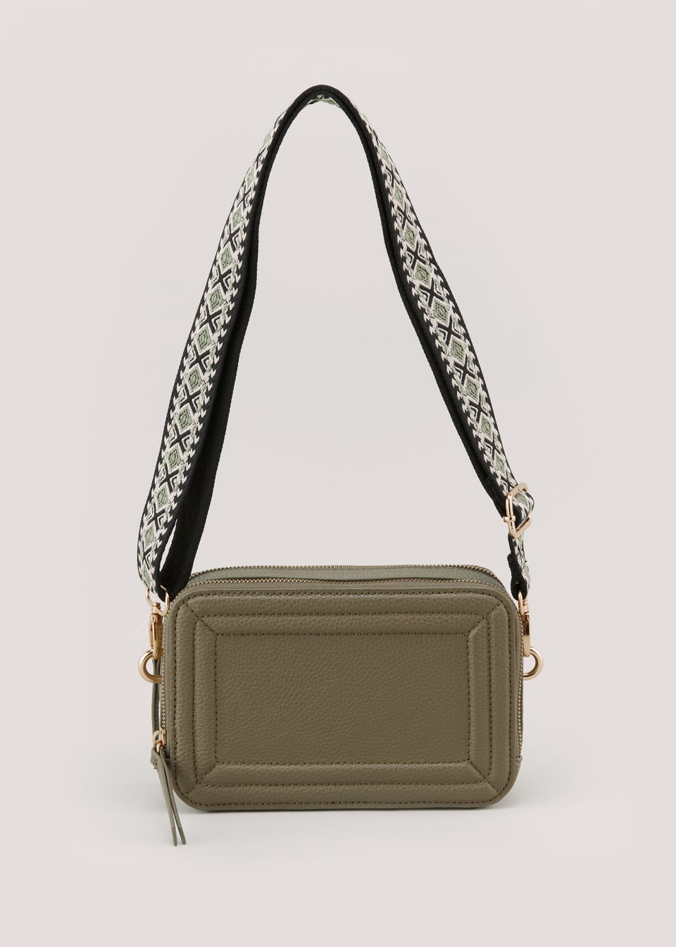 Green Structured Camera Bag Matalan