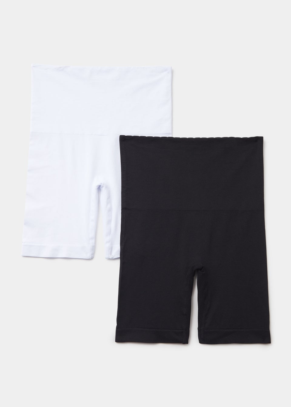2 Pack Seamless Control Ribbed Shorts