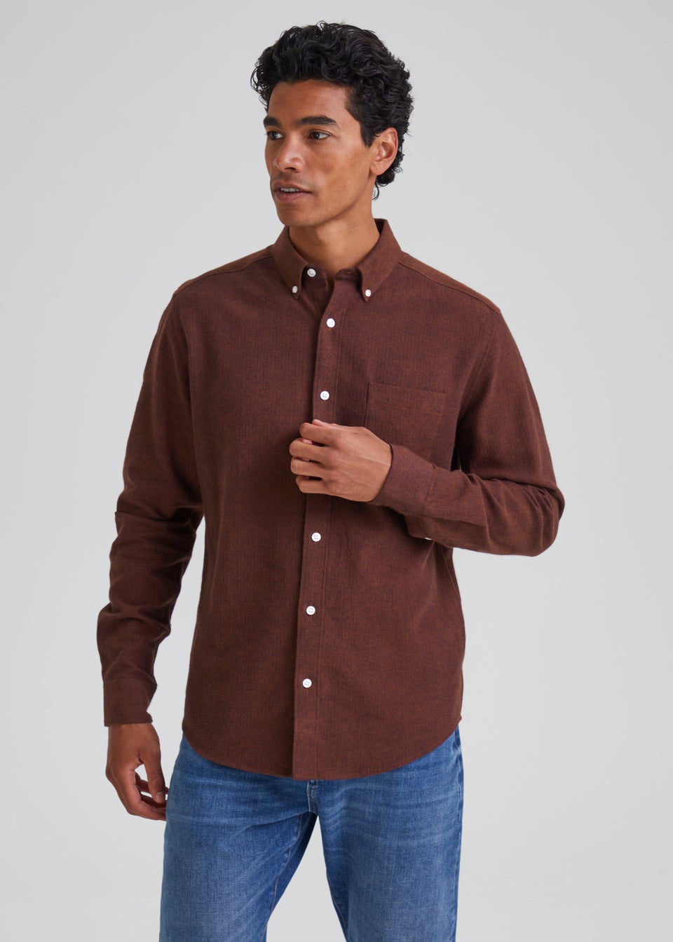 Burgundy Textured Shirt