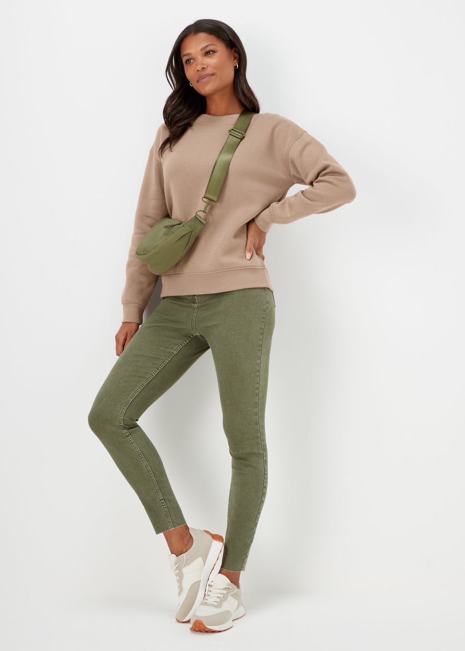 Beige Essential Sweatshirt