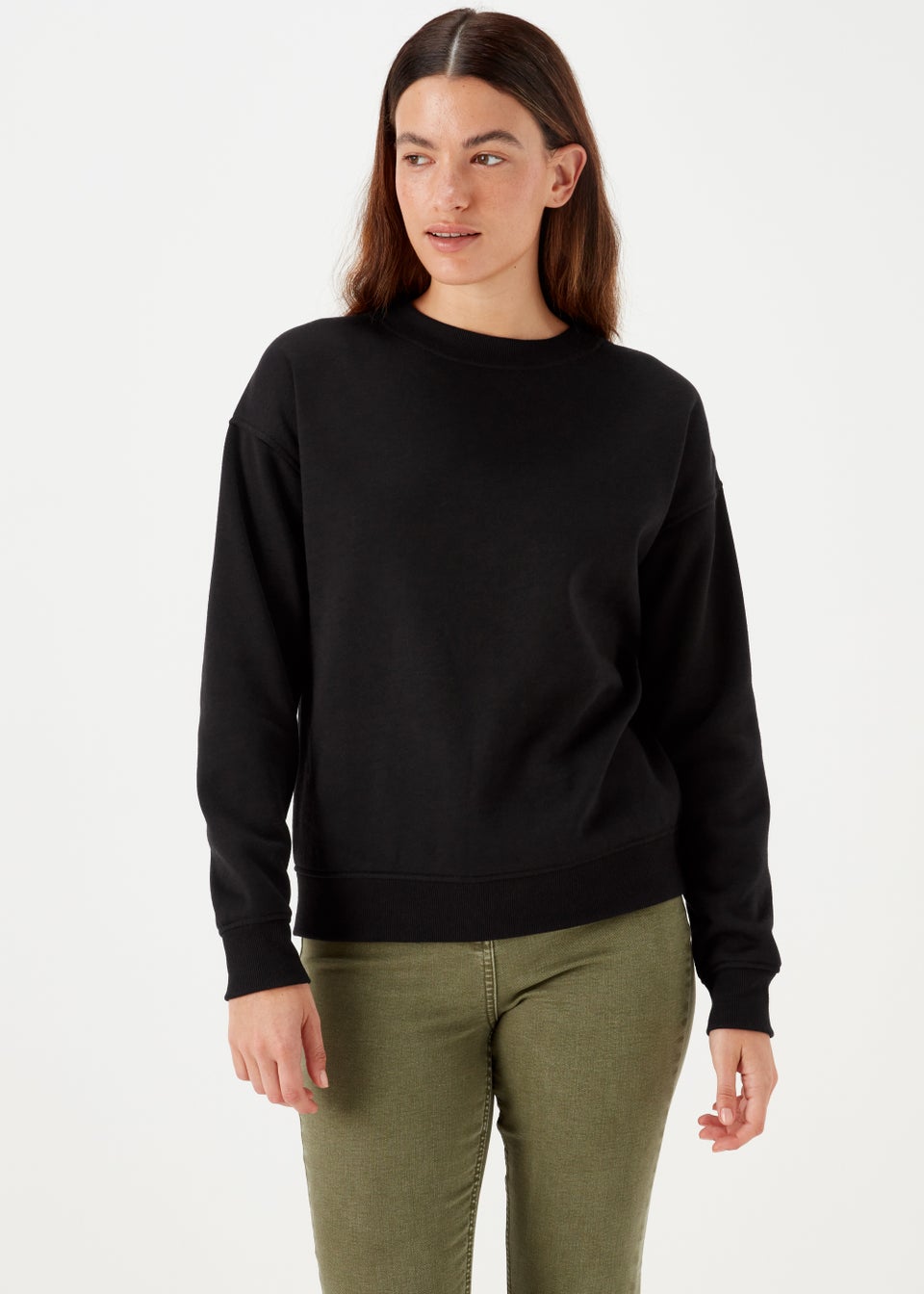 Black Essential Sweatshirt - Matalan