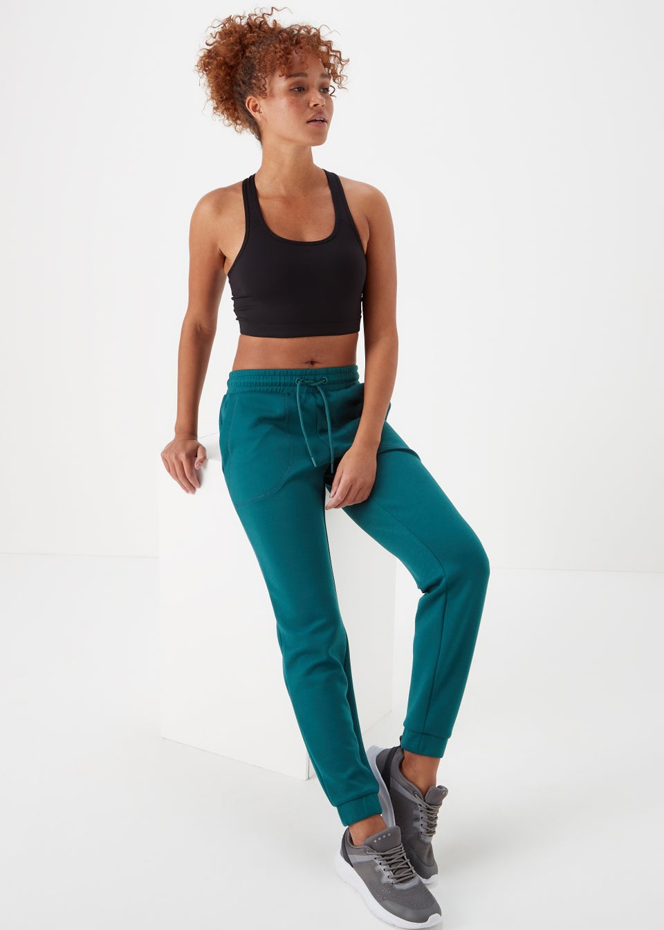 Souluxe Teal Active Sports Joggers