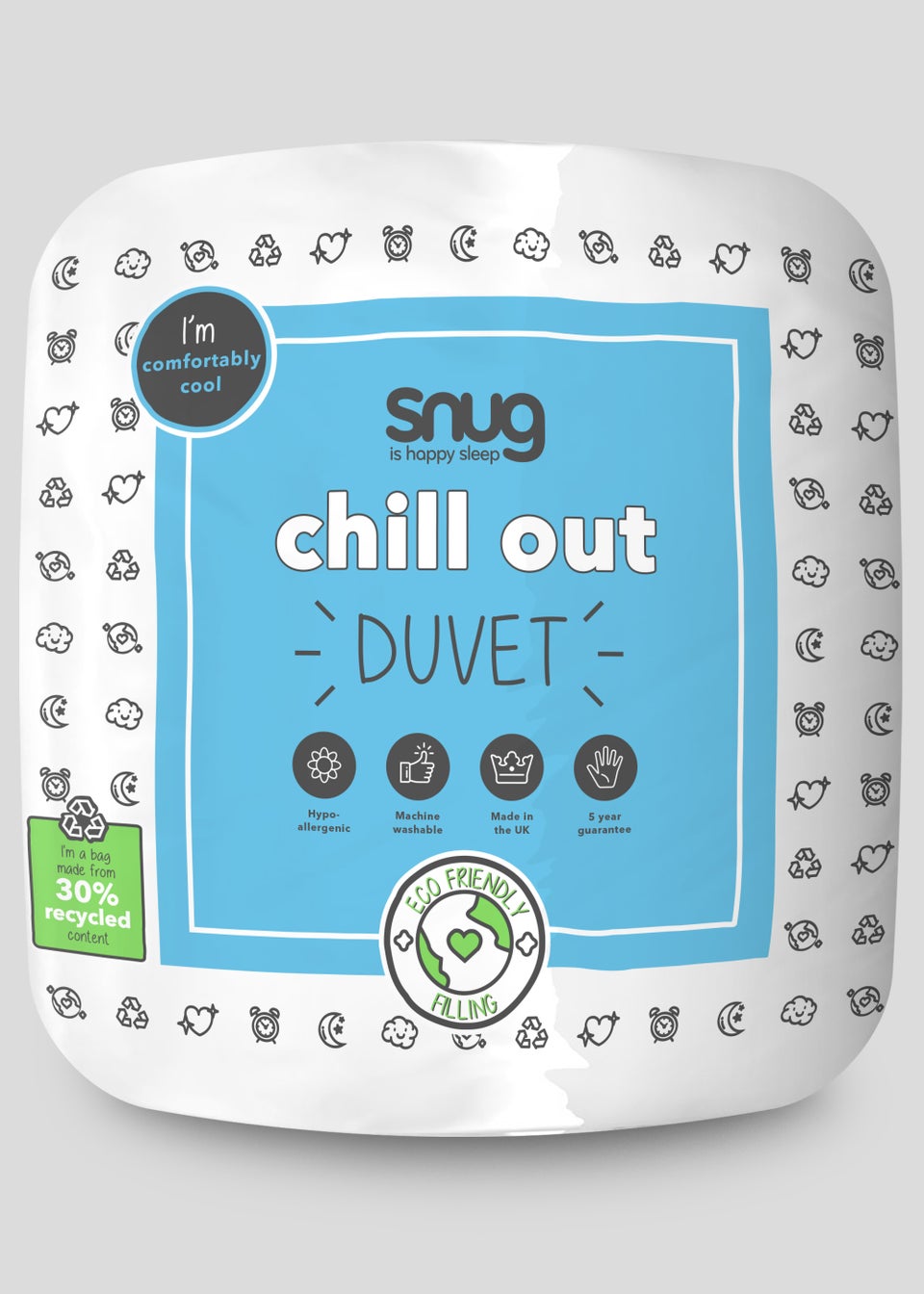 Snug White Chill Out Duvet