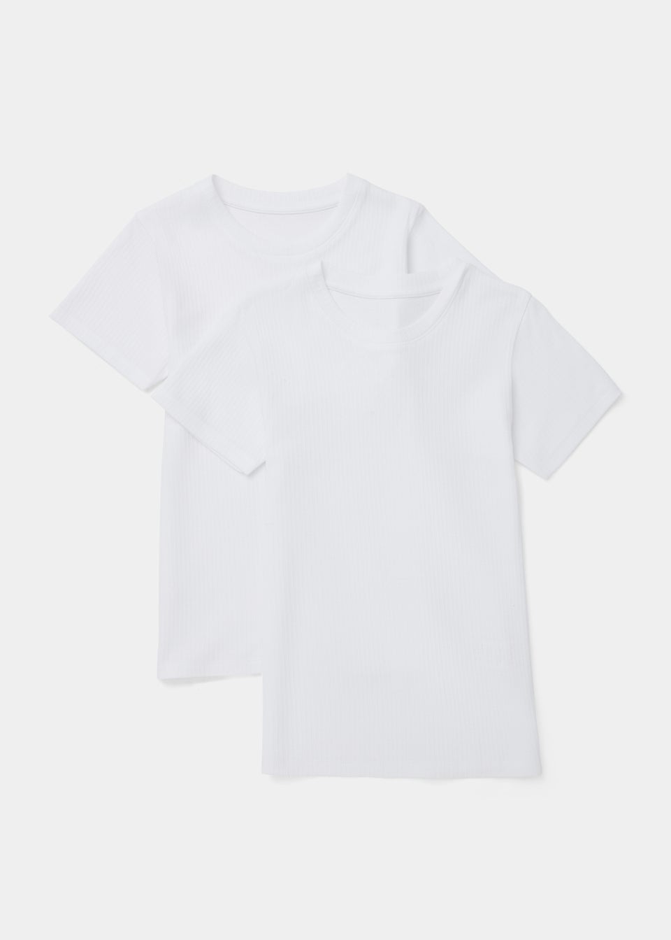 Kids 2 Pack White Thermal T-Shirts (2-13yrs)