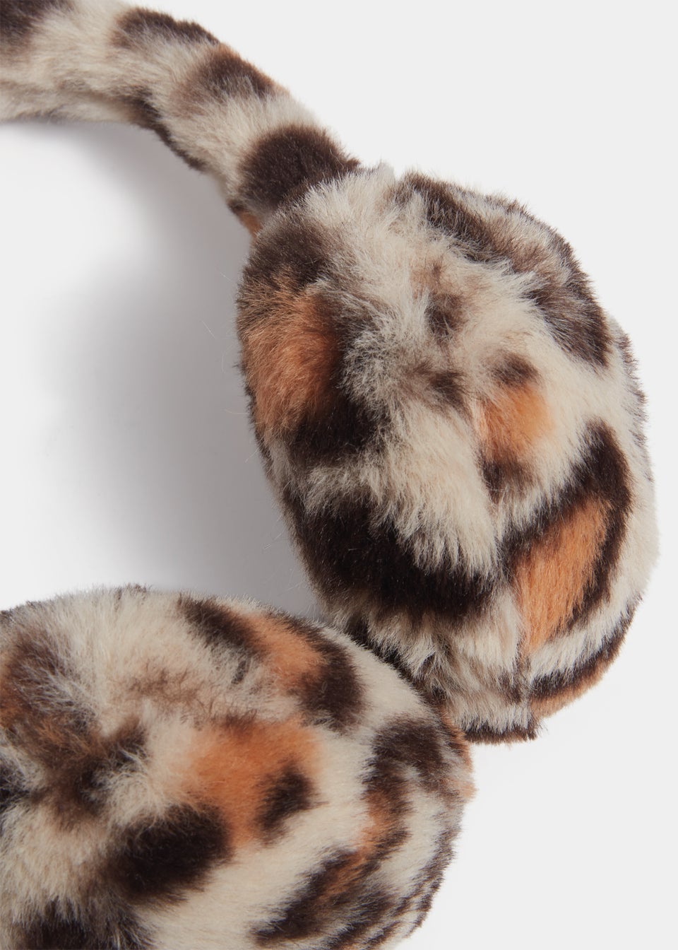 Girls Multicoloured Leopard Print Ear Muffs