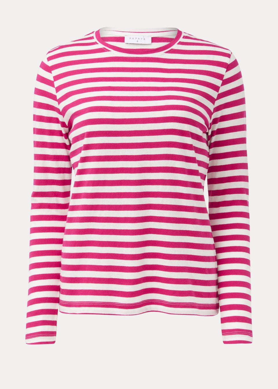 Pink Stripe Long Sleeve T-Shirt - Matalan