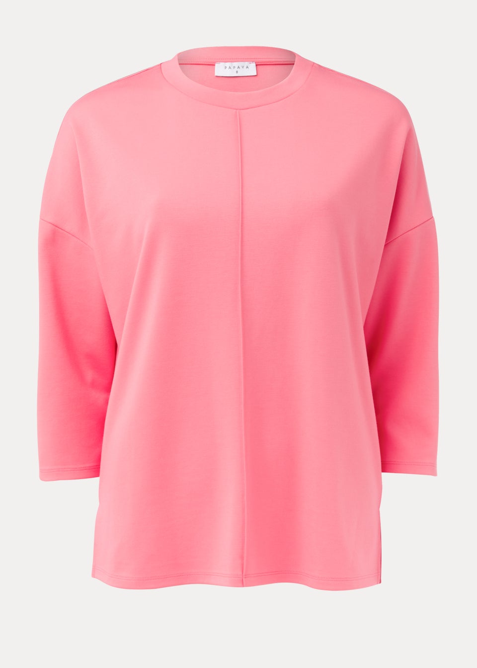 Pink Ponte 3/4 Sleeve Top