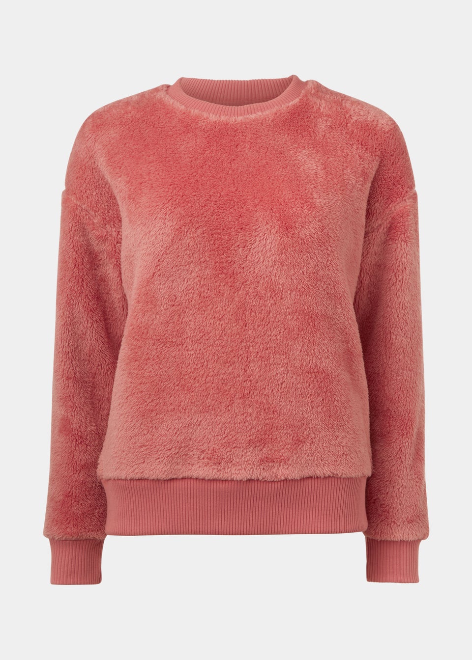 Coral Teddy Sweatshirt