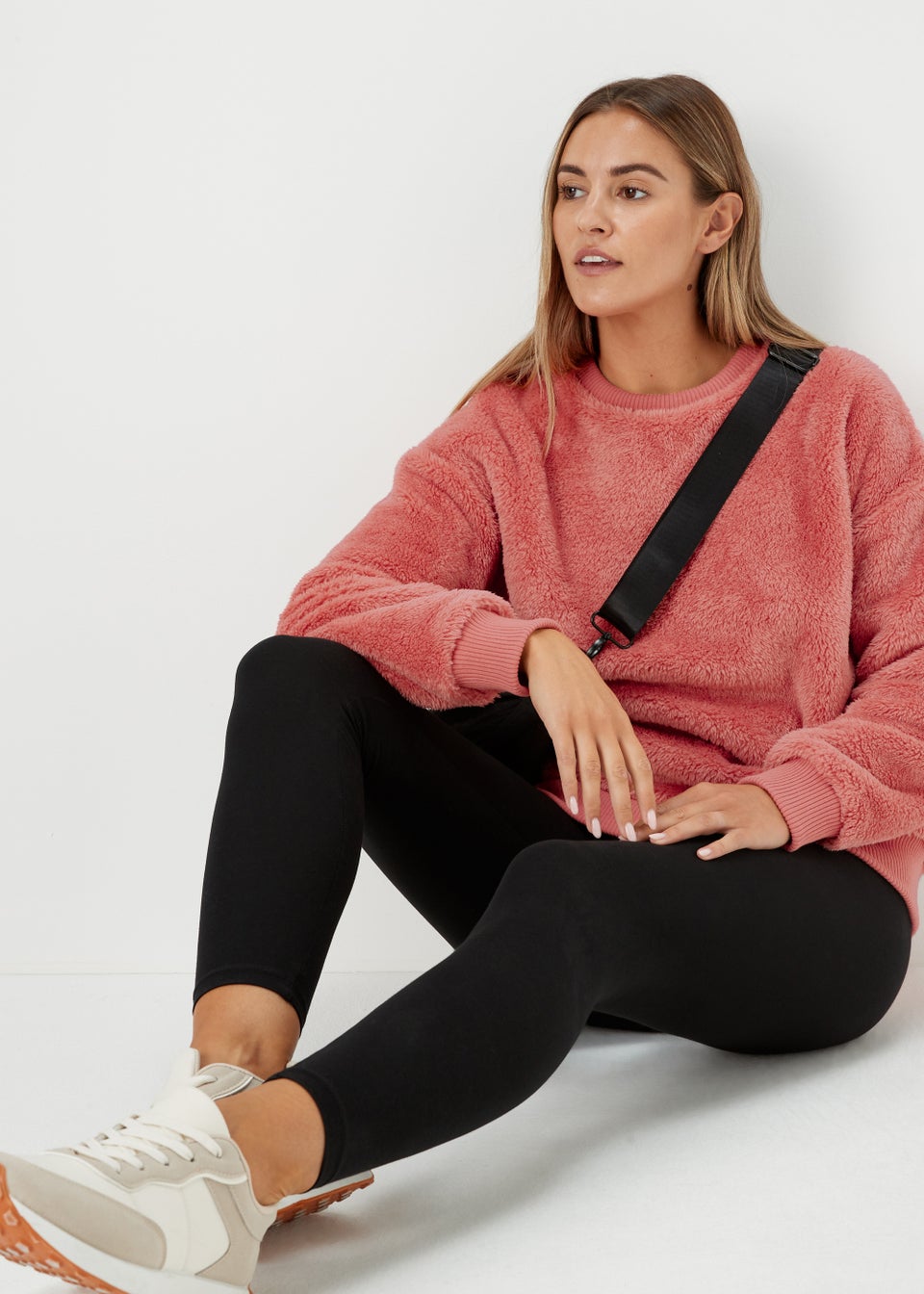 Coral Teddy Sweatshirt