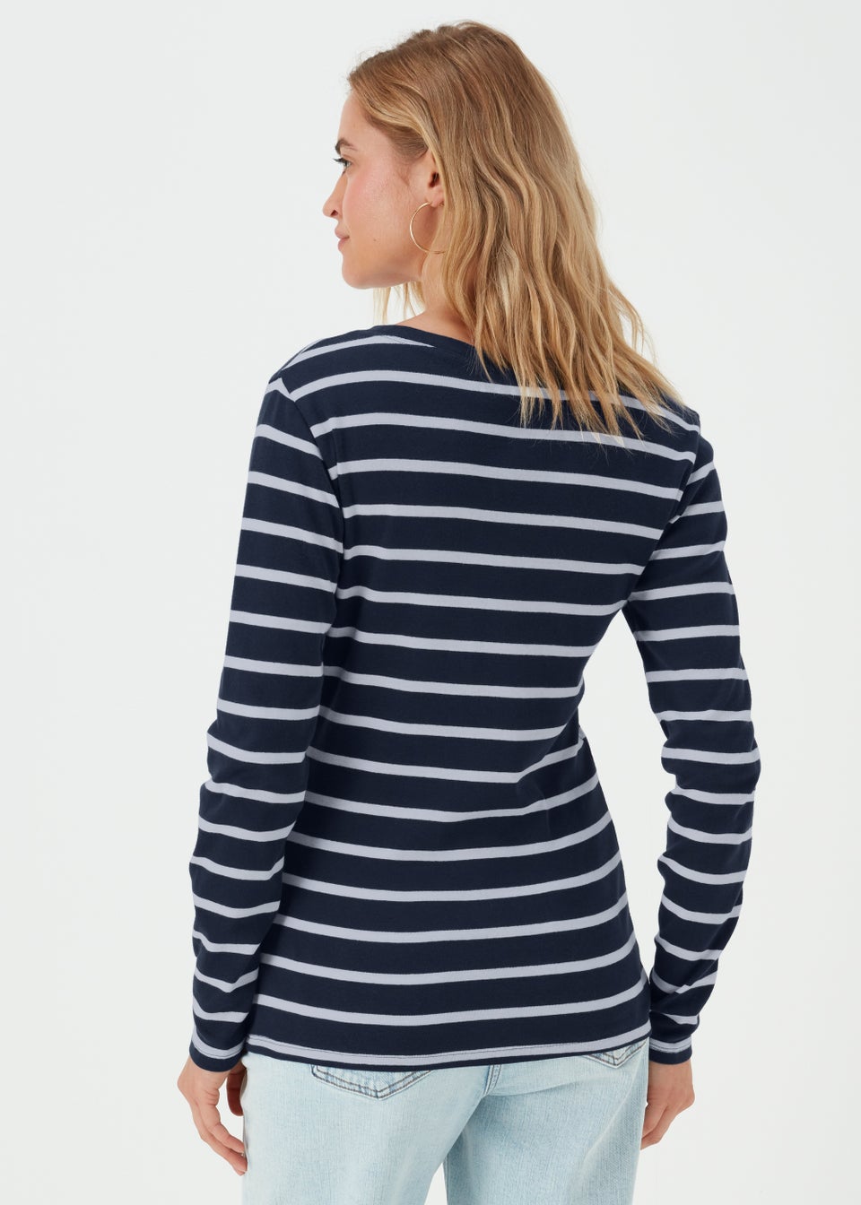 Navy Stripe Long Sleeve T-Shirt