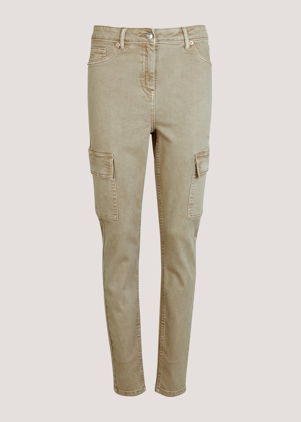 Stone Cargo Skinny Jeans