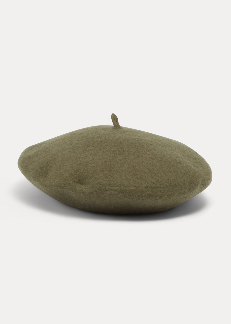 Green Felt Beret