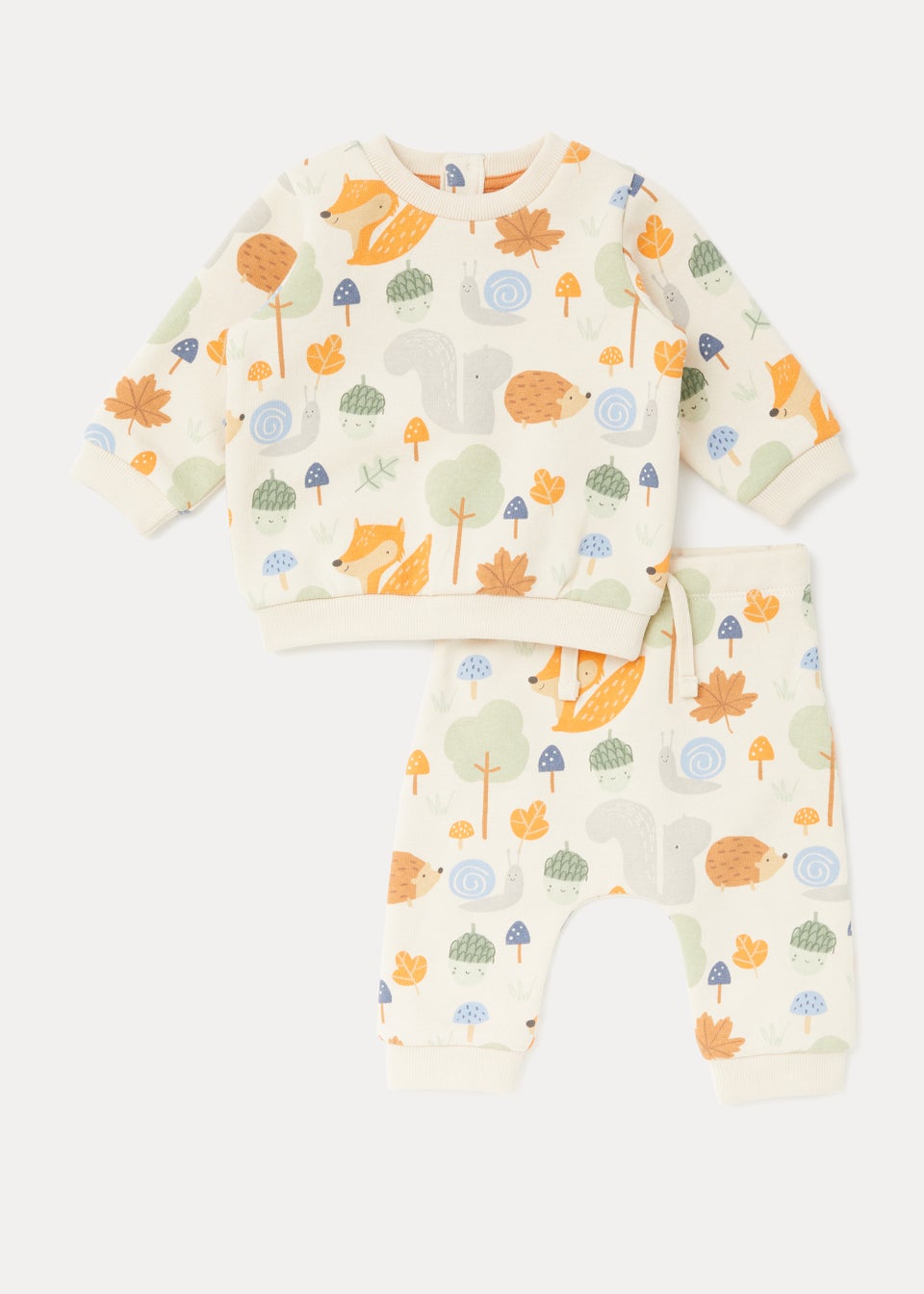 Baby Multicoloured Acorn Wood Sweatshirt & Joggers Set (Newborn-23mths)