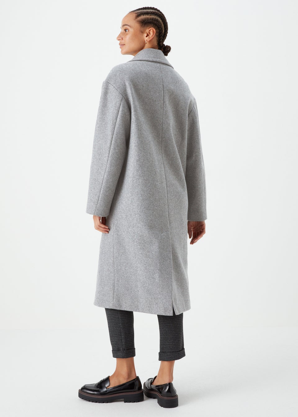 Grey Overcoat Matalan