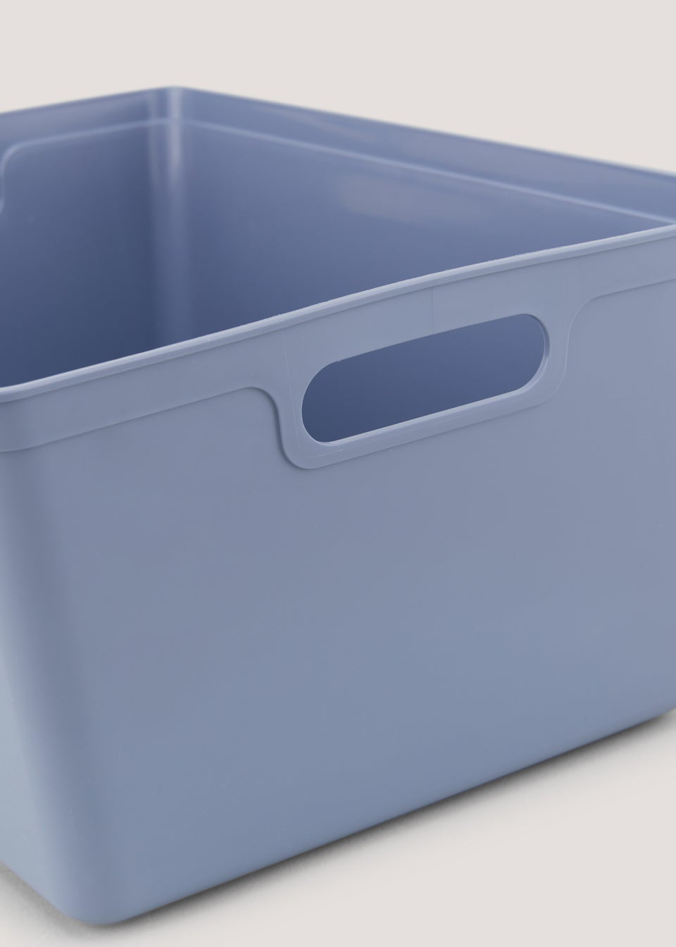 Blue Large Plastic Storage Tray (33.5cm x 26cm x 15cm)