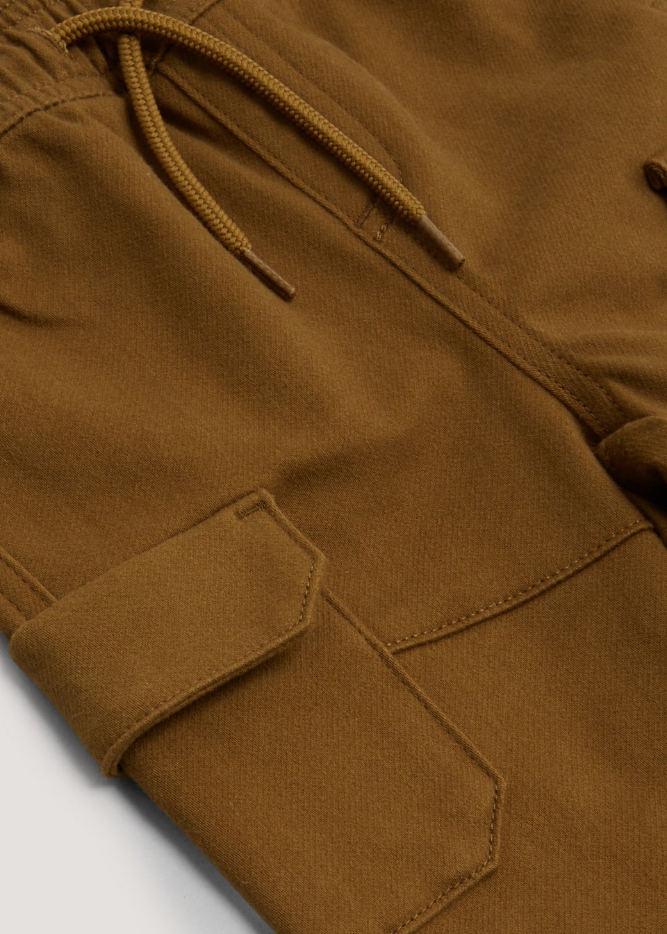 Boys Tan Knitted Cargo Trousers (9mths-6yrs)