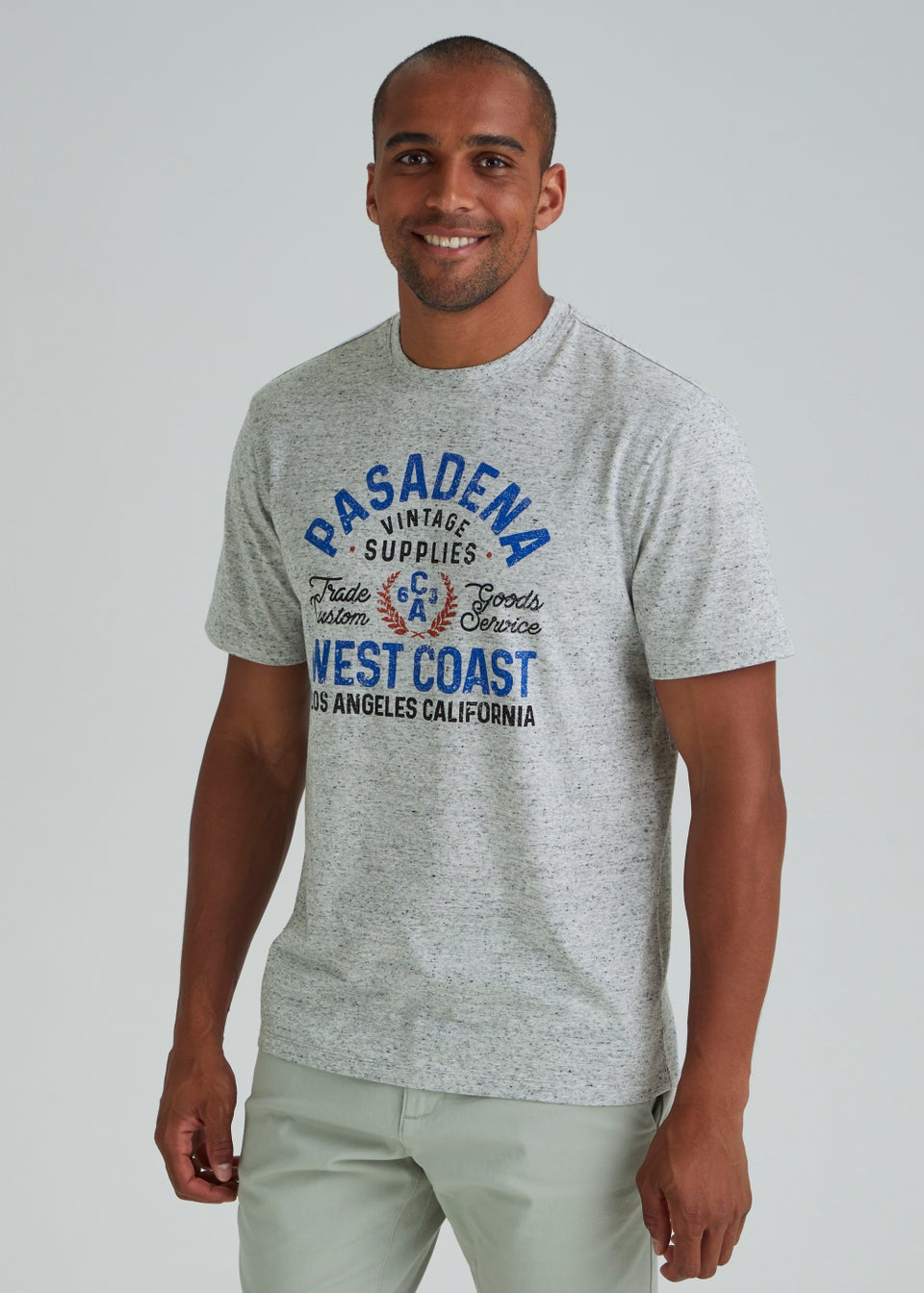 Grey Neppy Pasadena West Coast T-Shirt