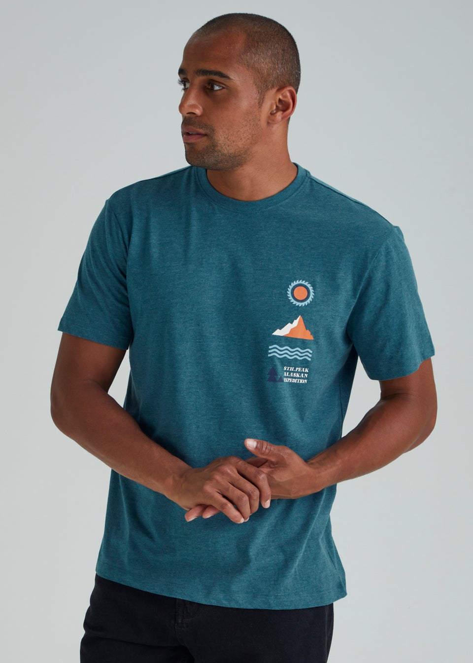 Blue South Peak T-Shirt