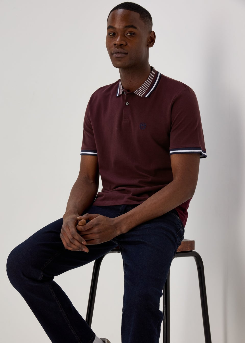 Red Tipped Polo Shirt