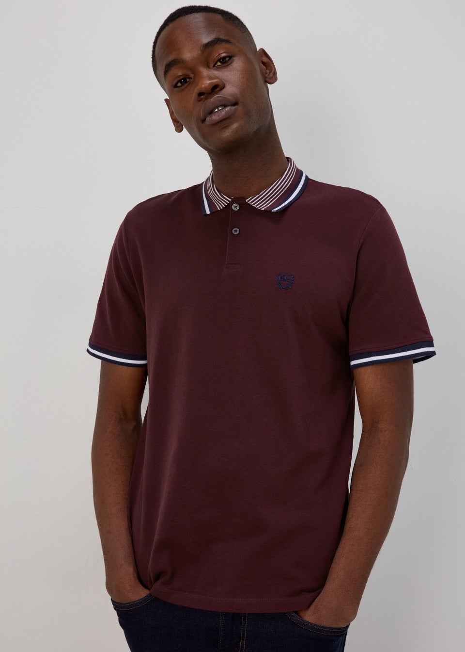Red Tipped Polo Shirt