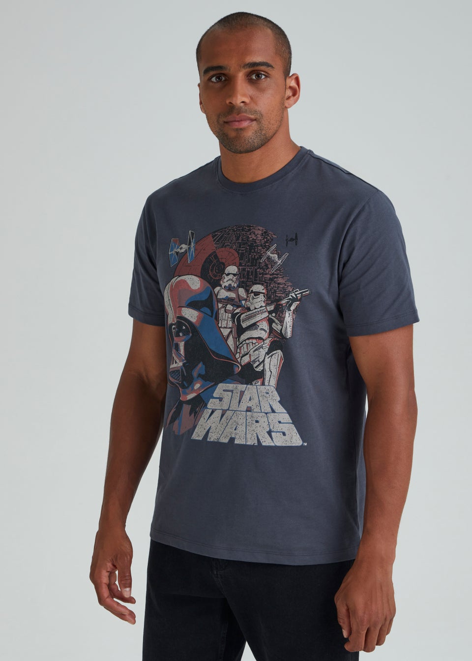 Navy Star Wars Graphite T-Shirt