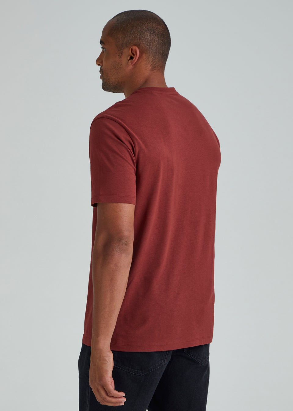 Red Essential V-Neck T-Shirt