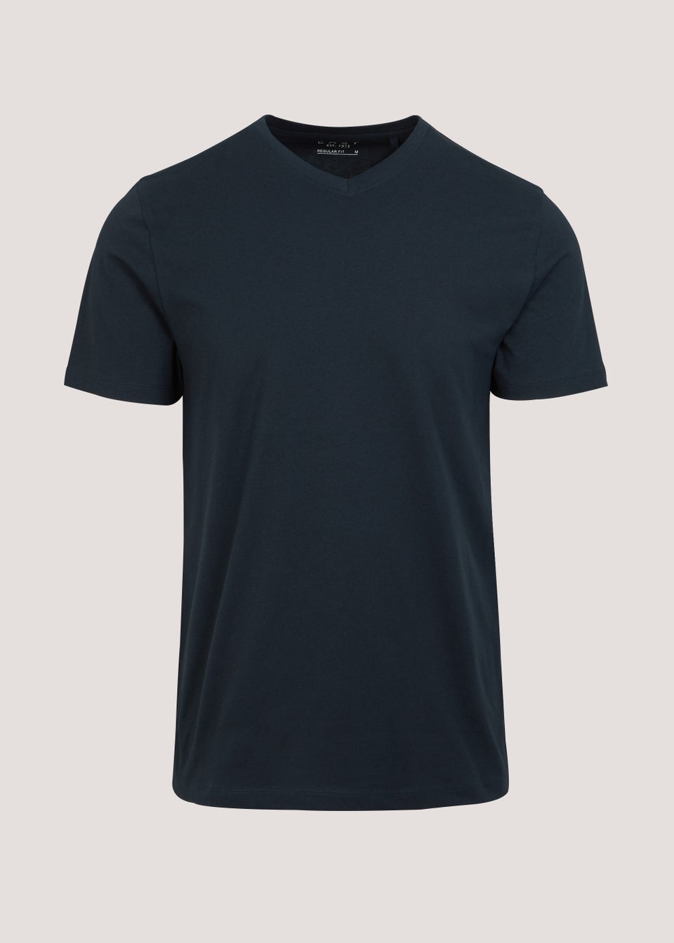 Navy Essential V Neck T-Shirt