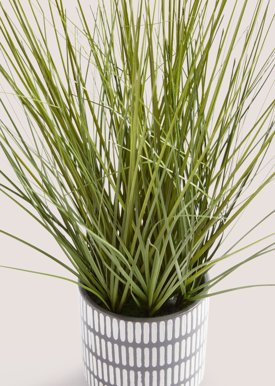 Monochrome Grass Plant (42cm)