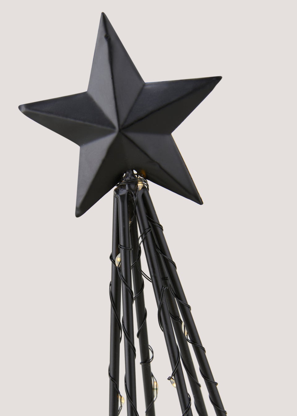 Black LED Metal Tree (46cm)