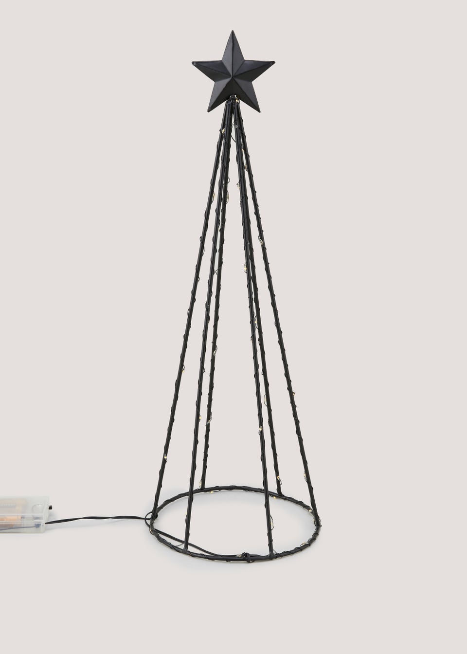 Black LED Metal Tree (46cm)