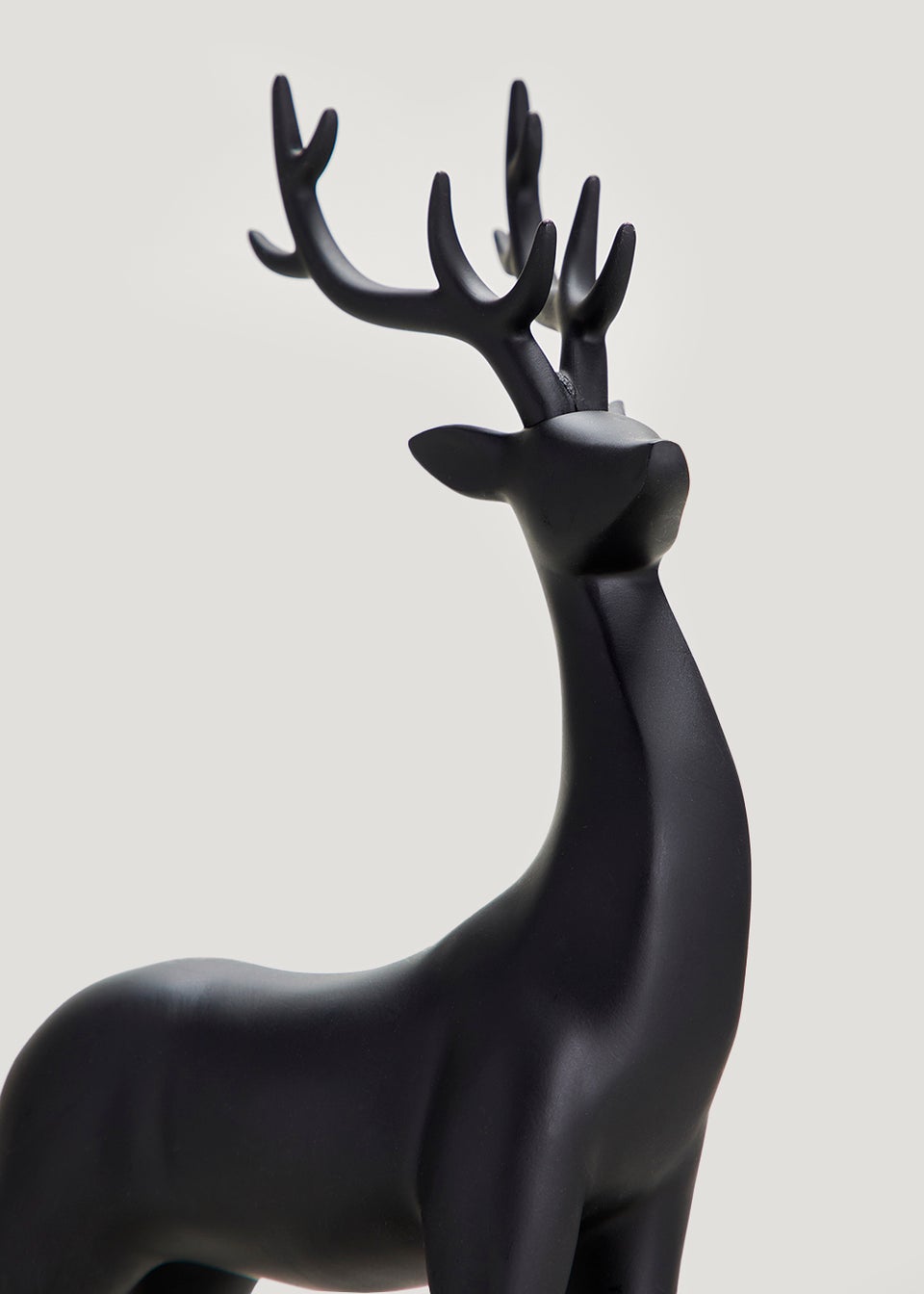 Black Stag Ornament (30cm) - Matalan