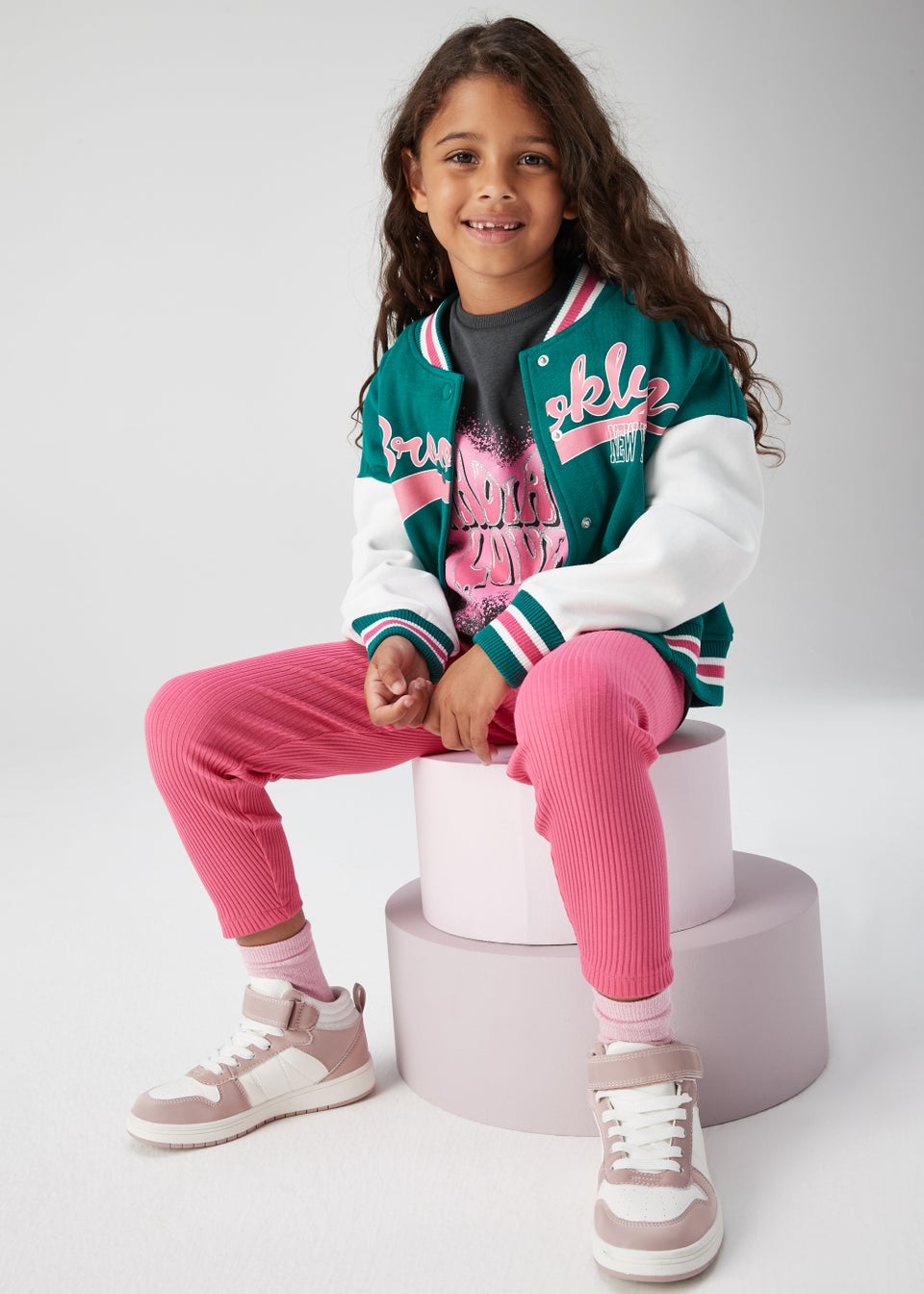 Girls Charcoal Butterfly Sweatshirt (4-13yrs)