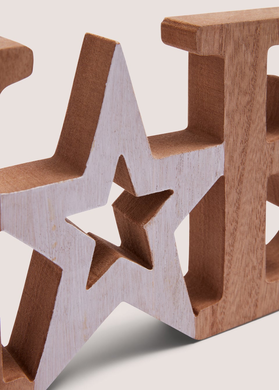 Wooden Noel Ornament (13cm x 5.5cm x 34cm)