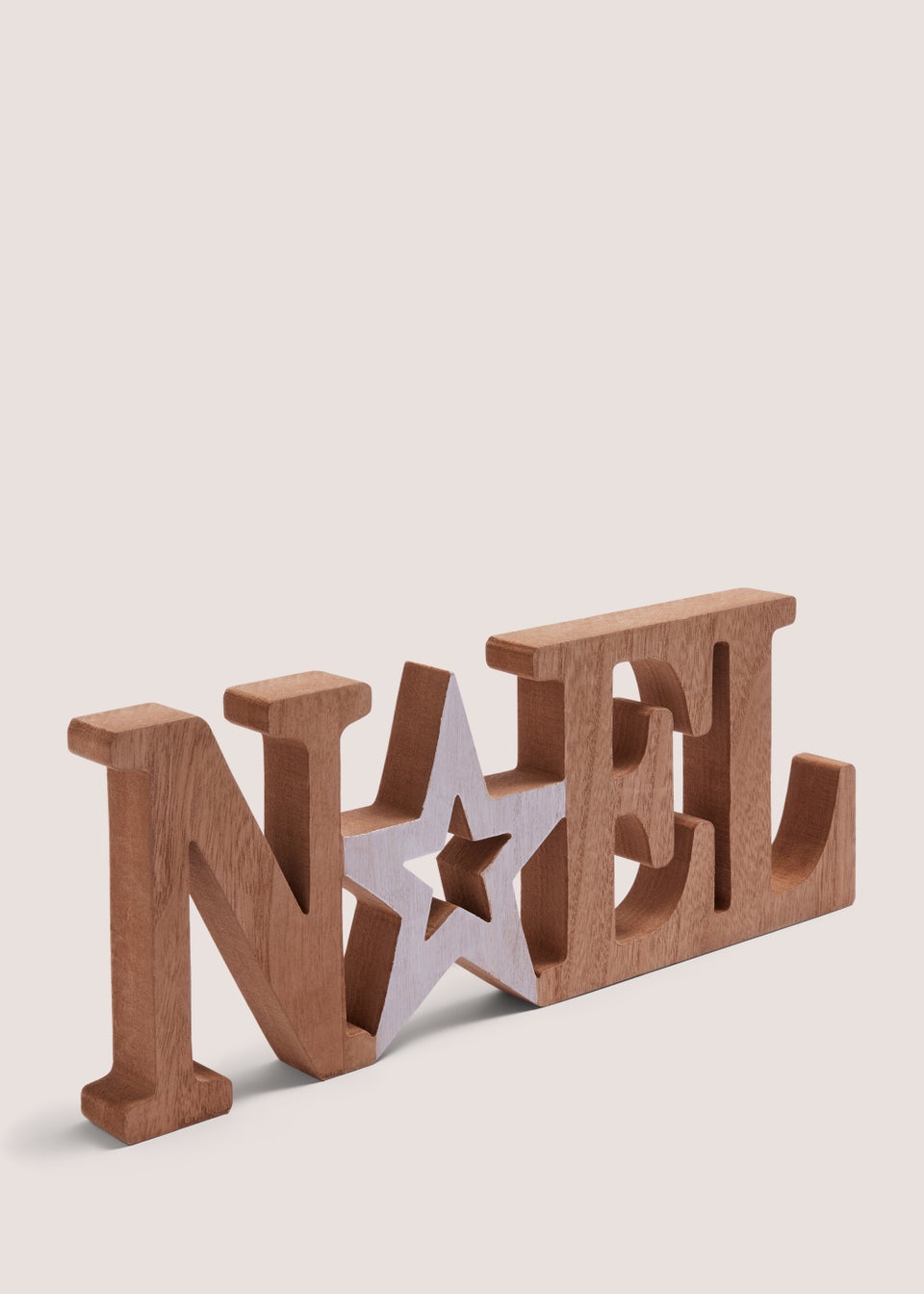 Wooden Noel Ornament (13cm x 5.5cm x 34cm)
