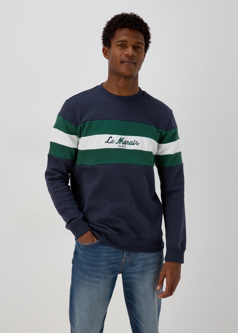 Colour best sale block sweatshirt