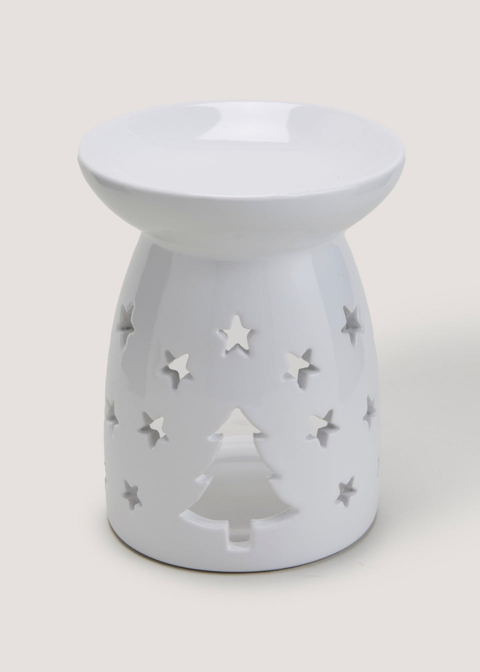 Ceramic Tealight Christmas Oil Burner (10cm)