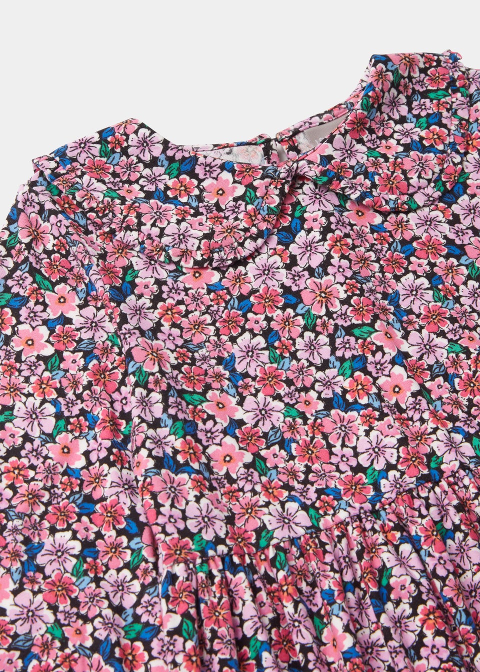 Girls Multicoloured Soft Touch Collar Dress (4-13yrs)