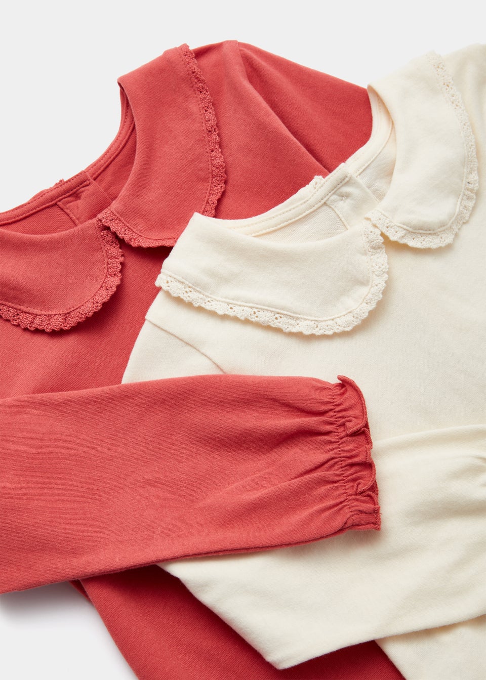Girls 2 Pack Collar T-Shirts (9mths-6yrs)