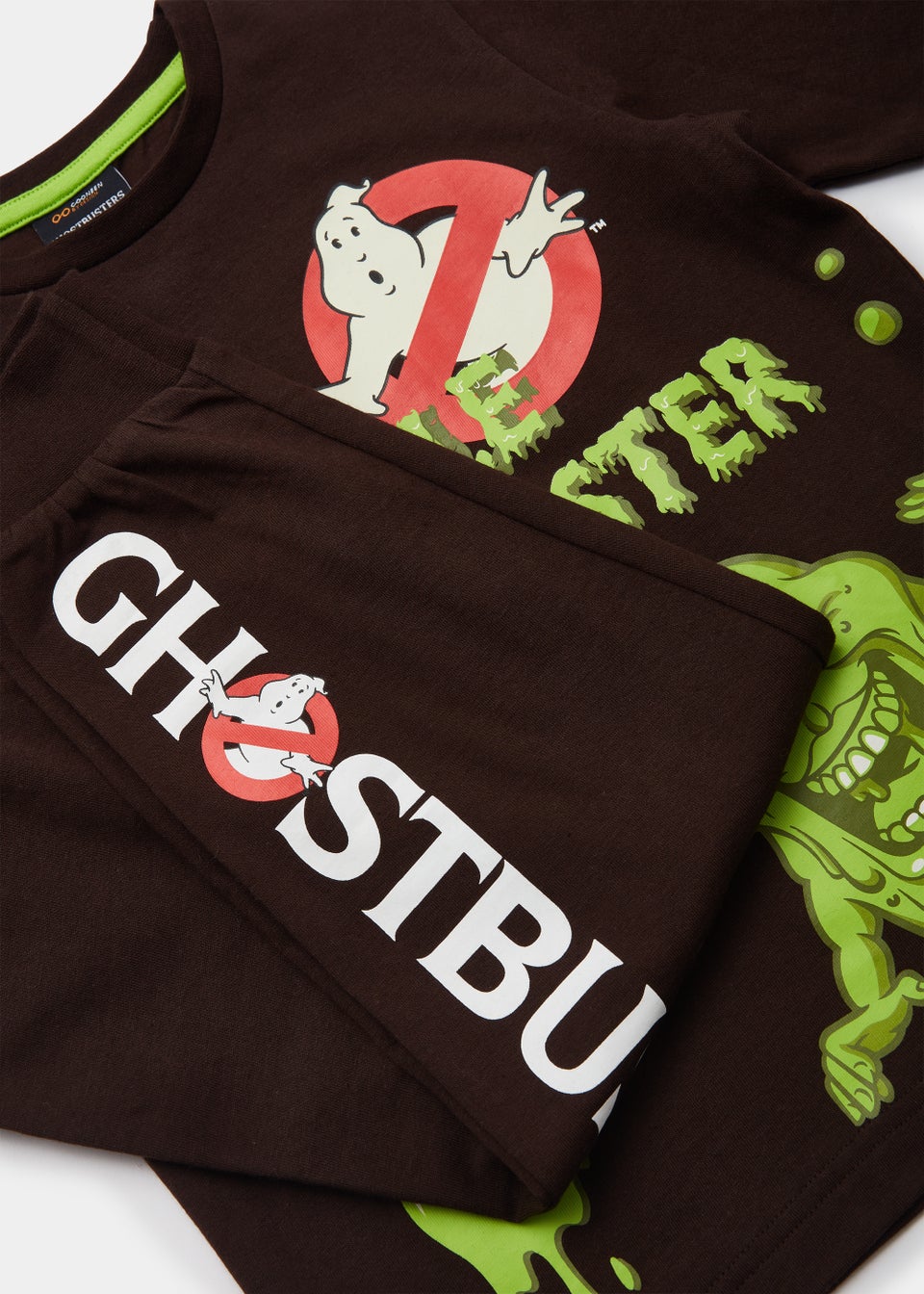 Kids Black Ghostbusters Pyjama Set 3 9yrs Matalan