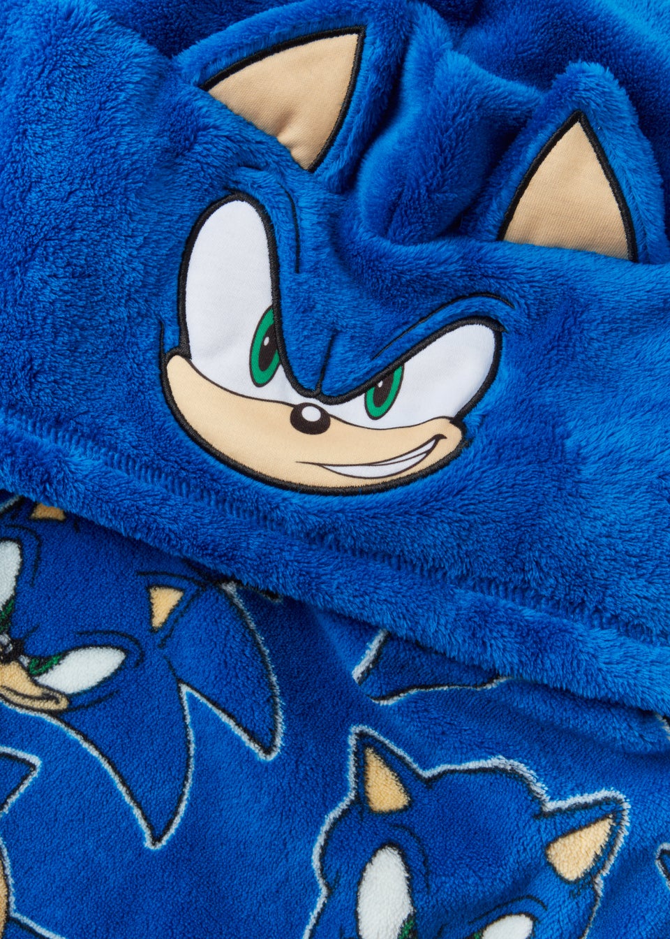 Kids Blue Sonic the Hedgehog Snuggle Hoodie (4-13yrs)
