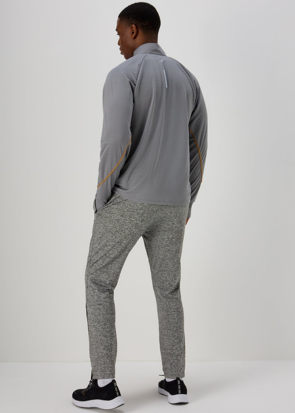 Souluxe Grey Woven Sports Joggers