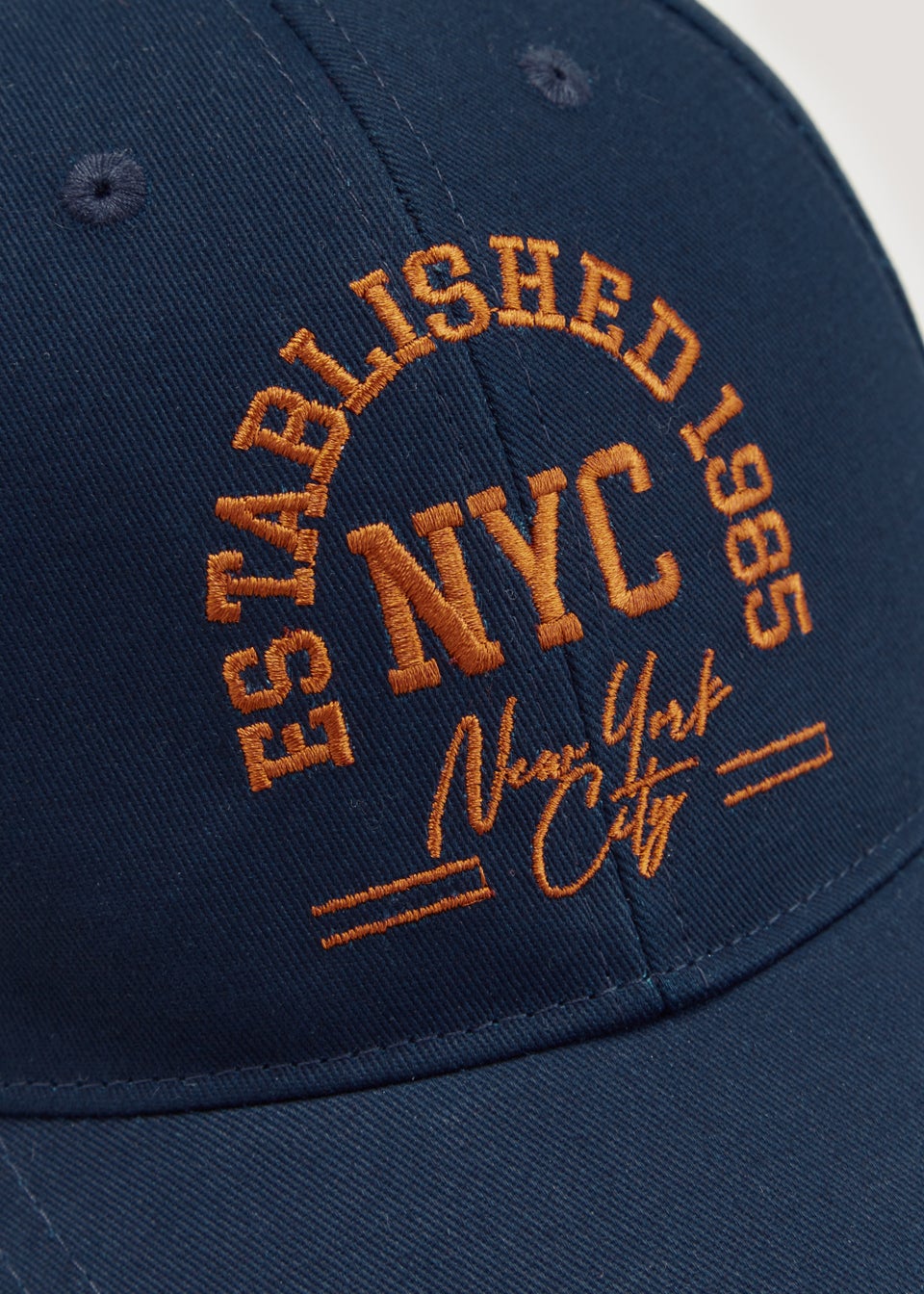 Navy NYC Embroidered Cap