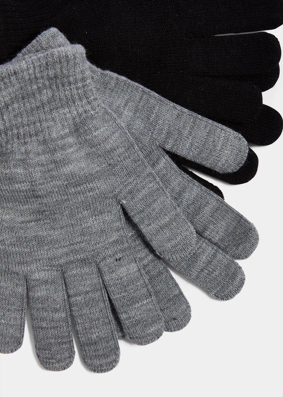 2 Pack Grey & Black Magic Gloves