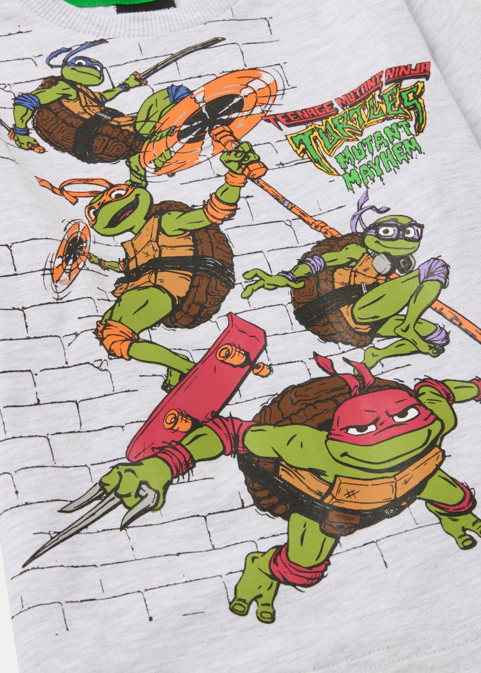 Kids Teenage Mutant Ninja Turtles Pyjama Set (4-13yrs) - Matalan