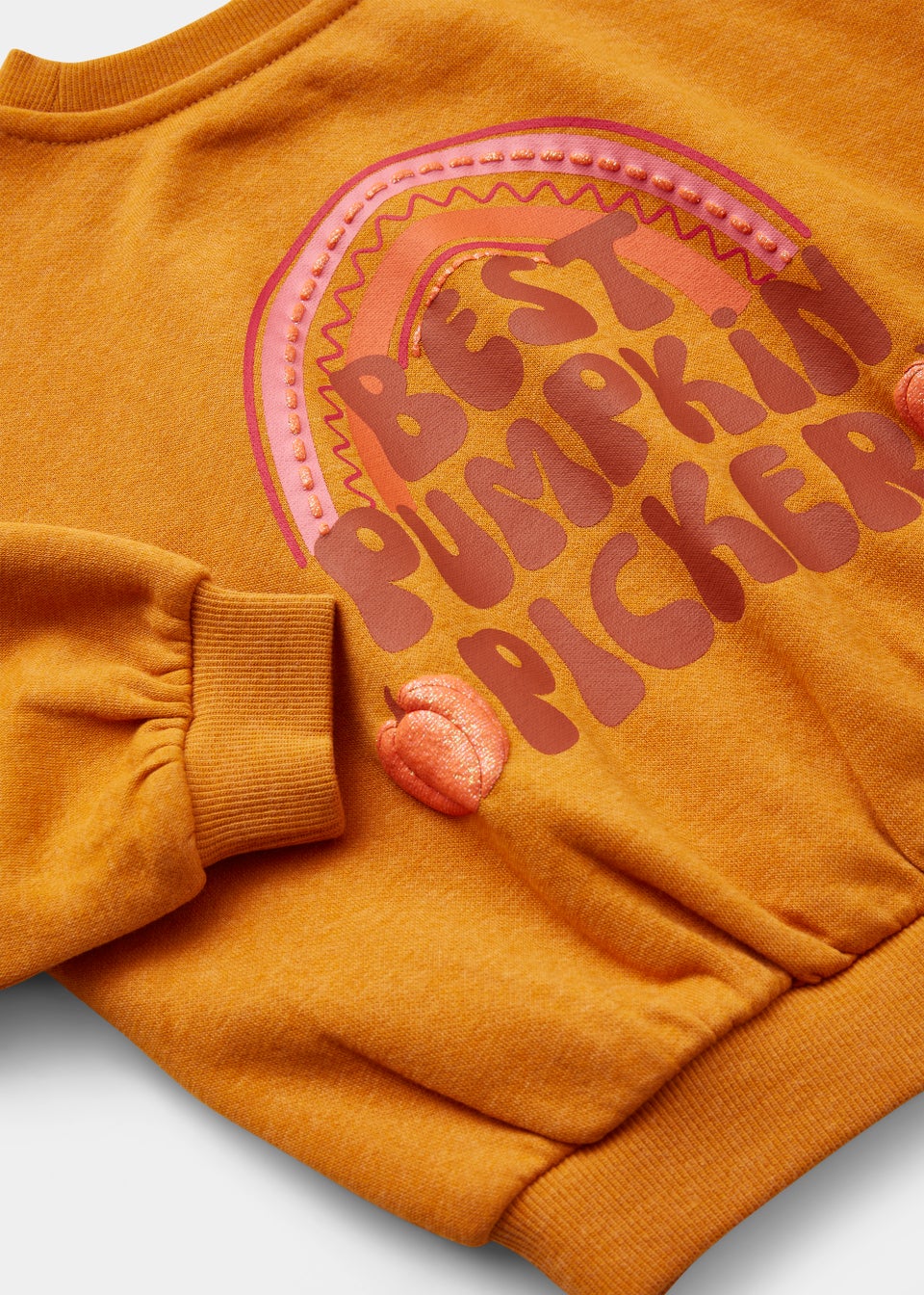 Kids Ochre Pumpkin Sweatshirt (9mths-6yrs)
