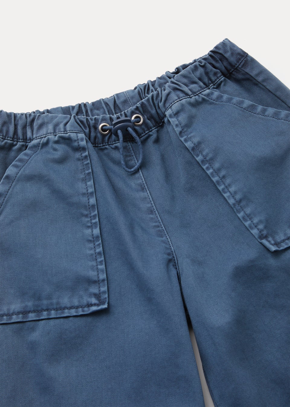 Girls Blue Parachute Cargo Trousers (4-15yrs)